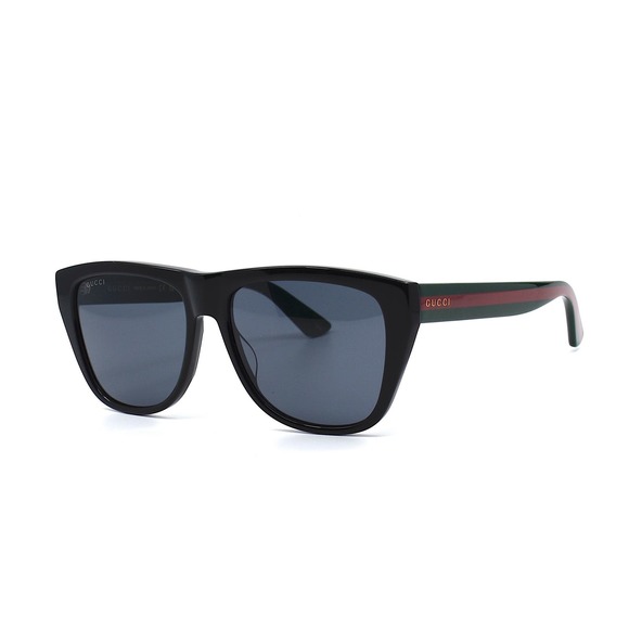 GUCCI GG0926S 001 BLACK/GREEN GREY AUTHENTIC SUNGLASSES - Picture 1 of 10